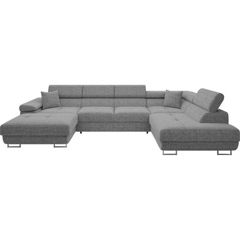 Canapé d'angle Comfivo Vinetum III, Lux 05, Disponible, 346x203x70cm, 0 (1/5)