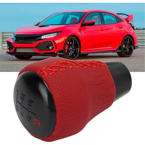Boule de levier de vitesses 6 vitesses 08u92 pour Honda Civic Type R 2017-2019, couleur thé, tête bâton (1/5)