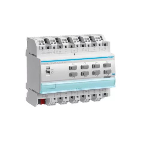 Hager Rollladenaktor Jalousieaktor 8-fach 230V KNX REG TYA628C (1/2)
