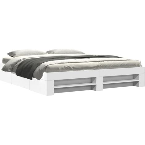 Maison Exclusive - Giroletto senza Materasso Bianco 180x200 cm Legno Multistrato