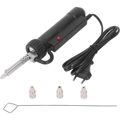 Elektrische Entlötpumpe, Lötsauger aus ABS-Edelstahl, automatisches tragbares Lötentfernungswerkzeug für elektronische Produkte, EU-Stecker, 220 V