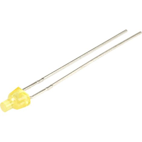 Kingbright  LED bedrahtet  Gelb Flach 2 mm 8 mcd 70 ° 30 mA 2.1 V