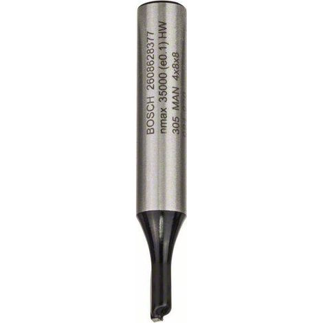 Fraise à rainurer 8 mm, D1 4 mm, L 8 mm, G 51 mm Bosch 2608628377