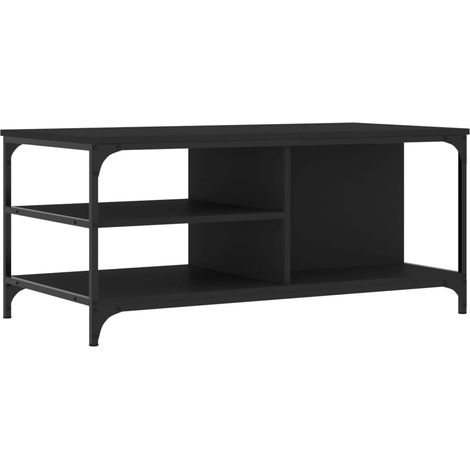 Maison Exclusive - Couchtisch Schwarz 100x50x45 cm Holzwerkstoff