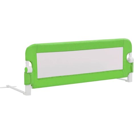 Barrière de sécurité de lit d'enfant  Barrière de protection Vert 120x42 cm Polyester CFW89672 (1/5)