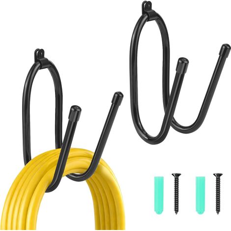 2 pièces support skateboard, Support de rangement pour aspirateur, Support mural pour aspirateur pour Jardin Cour Garage (1/5)