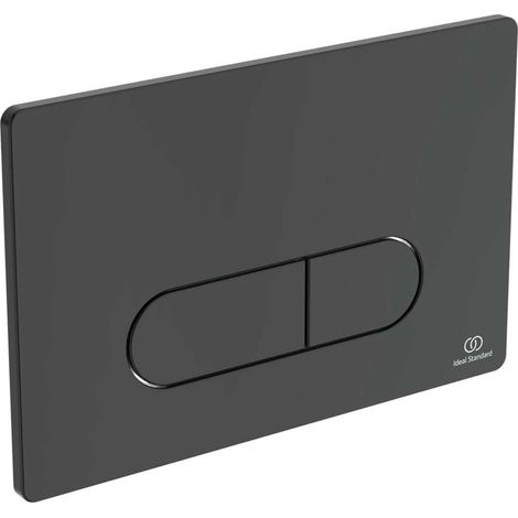 Ideal Standard – Plaque de déclenchement WC pour chasses d'eau double volume – Plastique ABS résistant – Montage rapide sans outil – R0115A6 (1/4)