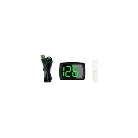 Compteur de vitesse GPS HUD intelligent, affichage avant pour voitures, camions, SUV et motos, km/h/mph avec grand écran LED (1/4)