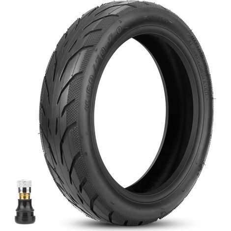Pneu Tubeless 60/70-7.0 pour Xiaomi 4 Pro (1.Gen) Trottinette Electrique, Pneu Sans Chambre à Air de Rechange 10 Pouces 60/70-7 avec Valve, Anti-Usure & Anti-Dérapant & Léger, 1PCS (1/5)