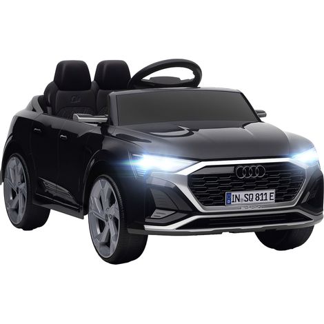 Auto elettrica per bambini mini SUV 98 x 49.5 x 43 cm telecomando sospensioni design confortevole in plastica nera 210000594