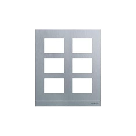Busch-Jaeger Placca frontale audio, 2/3, alluminio (41396CF-A-03), 2TMA200160A0036