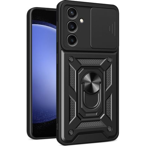 Coque de protection pour Samsung Galaxy S23 FE, CamShield Slide, noire