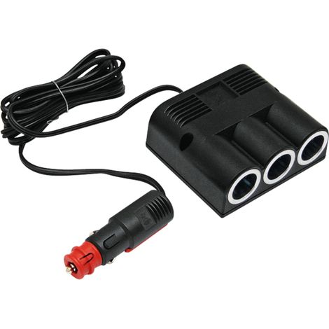 Adattatore per presa accendisigari, 2 pin a tre connettori 12/24V 16A L=2m