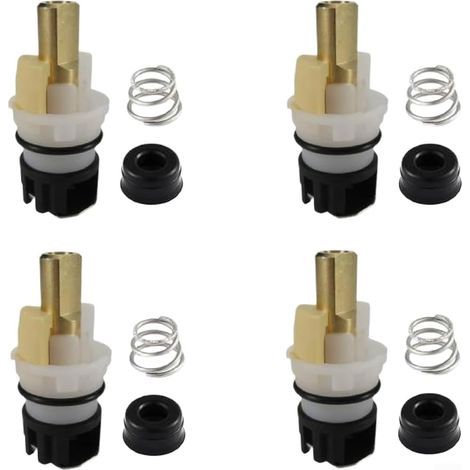 RP25513 Brass valve core kit for standard two-handle tap with RP4993 rubber seals and compression springs (4 sets) (1/4)