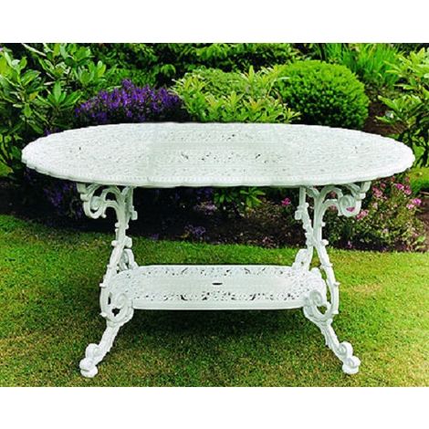 Victorian Mini Grand British Made, High Quality Cast Aluminium Garden Furniture - L141 x W95 x H73 cm