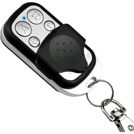 Télécommande Cloner RF 433,92 MHz - 4 Boutons - Portée 50 M - Compatible Portes Garage Rideaux Électriques - Lot De 3 (1/5)