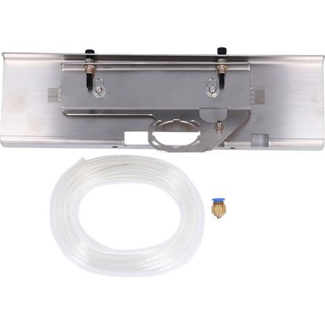 Supporto per smerigliatrice angolare per smussatura a 43° - con valvola a sgancio rapido, portatile in acciaio inox