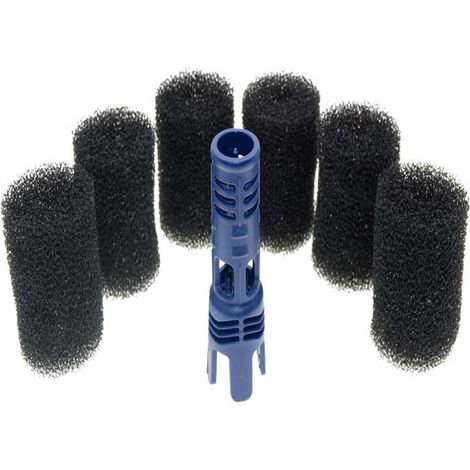 Buse Anti Projection Adaptable avec 6 brosses en Mousse pour Robot Piscine Polaris 280 équivalent Tail Sweep Pro TSP10 (1/4)