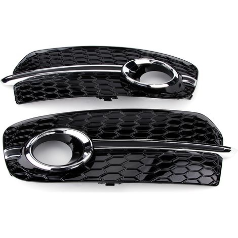 2 pièces Encadrement de Feu Antibrouillard Extérieur Style SQ5 pour Q5 8R 2013-2017