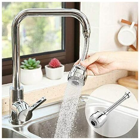 Buse de filtre à économie d'eau, pommeau de robinet de cuisine orientable à 360°, douchette filtrante réglable à 2 modes pour la cuisine (1/5)