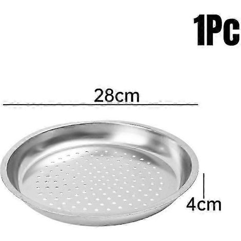 Cuiseur vapeur pour raviolis et poisson 28/30/32/34 cm, wok de cuisine en acier inoxydable (1/5)