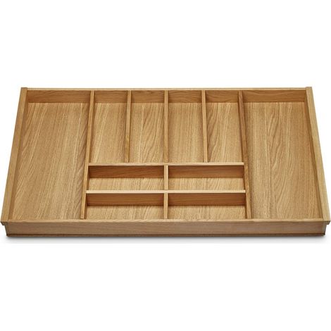 ORGA-BOX III Eiche Besteckeinsatz  Besteckkasten 900 mm für Nobilia ab 2013 (1/5)