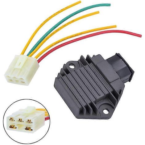 Régulateur-redresseur de tension 12 V pour Honda VFR750 (1990-1997), VFR400, CBR600 F2/F3, CBR600/900, CBR900, CB500 et CB600 (1/5)