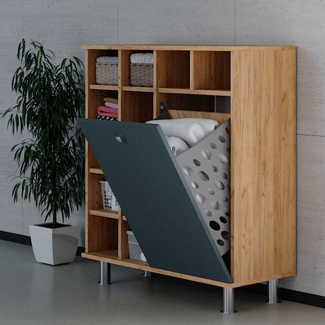 Mueble de baño Fynn, Verde, 78.4 x 91.6 cm, Vicco