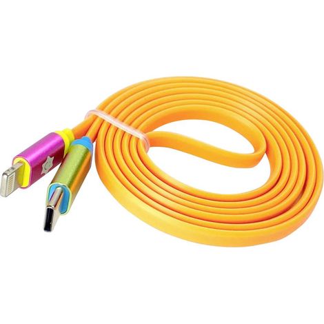CALLIOPE USB Kabel C  Lightning Câble de données/d&39alimentation Calliope [1x USB-C® mâle - 1x Dock mâle Lightning] 1 m orange S512523 (1/2)