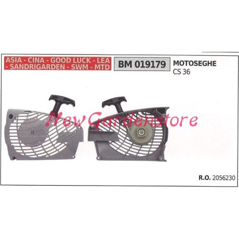 Puesta en marcha motor motosierra sandrigarden cs 36 019179