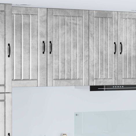Küchenschrank Lucca Betongrau 50 x 31 x 80 cm Holzwerkstoff