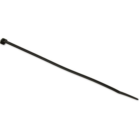 Ensemble de colliers de serrage KSS en polyamide 6.6, noir, 250x4,8, résistant aux UV, 100 pièces