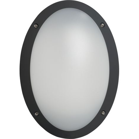 Applique TEIA Oval IP66 E27 23W Noir (1/2)