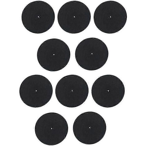 Lot de 10 tapis antistatiques pour plateau de platine vinyle 10 pouces, réduisant le bruit et améliorant la qualité sonore - JXLGV (1/5)