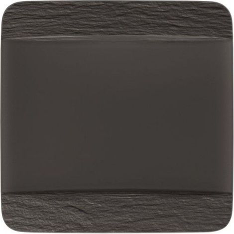 Quadratische Platte 28 cm Schwarz - Manufacture Rock - Villeroy & Boch