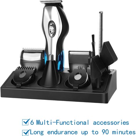 Aigostar Edward Tagliacapelli 6 in 1 90 Minuti Ricaricabile 6500 RPM (1/4)