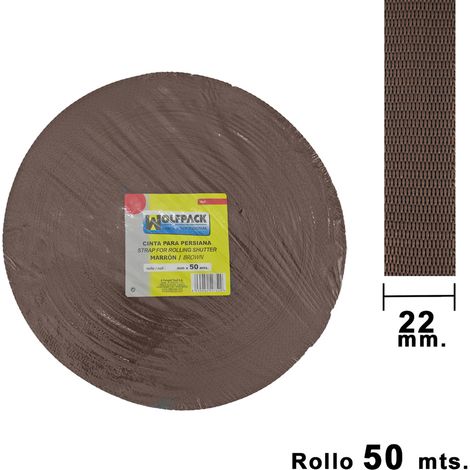 Wolfpack Brown Blind Tape 22 mm. Rolle 50 Meter