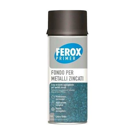 FONDO AGGRAPPANTE SPRAY FEROX AREXONS - LAMIERA ZINCATA ML 400- 6 pezzi