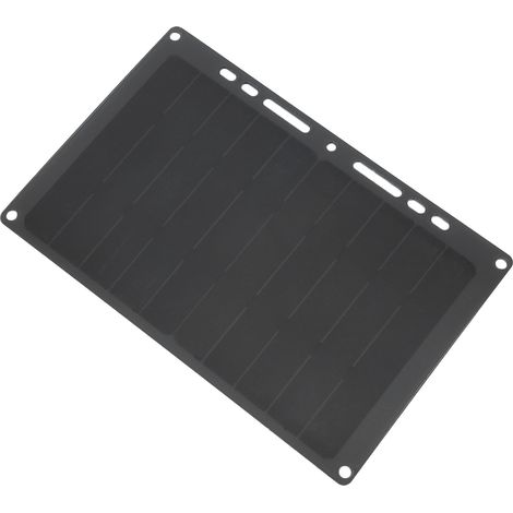 Chargeur USB portable à panneau solaire monocristallin 6 V 10 W 1700 mAh, étanche IP65, pour recharger votre téléphone. (1/5)