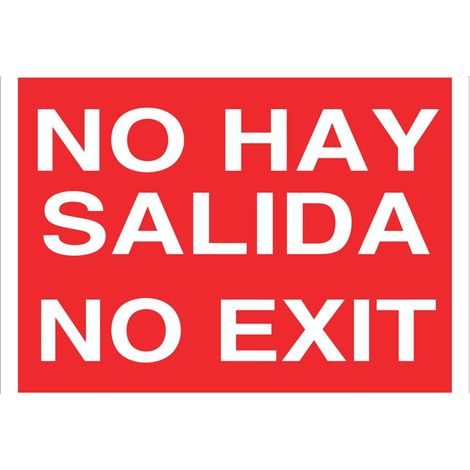 SeÑal luminescente 297x210mm.