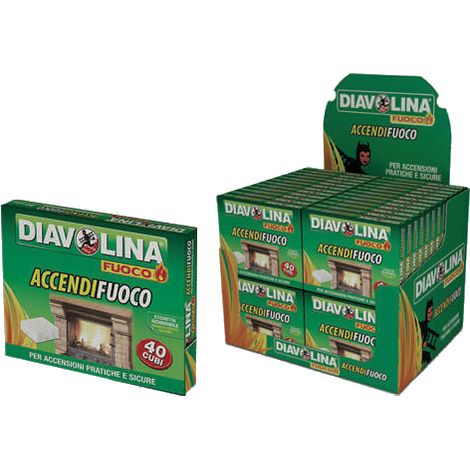 DIAVOLINA ACCENDIF.40 CUBI DISPLAY BANCO