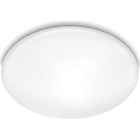 Plafonnier LED Shan 12W avec détecteur de Mouvement, éclairage blanc froid 4000K, Blanc (1/5)