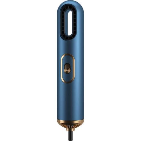 Secador de pelo (azul) de secado rápido, equipado con un potente motor, doble salida de iones negativos para retener la humedad, compacto y portátil, 220 V. (1/4)