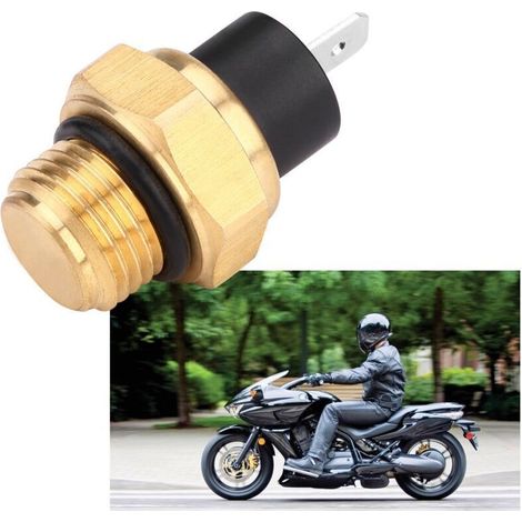 Lüfterschalter für Honda VFR700F, VFR750F, VFR800, VTR1000F, VT600, VT750 und VT1100, Kupferschalter 37760-MT2-003, automatische Temperaturregelung, hohe Leistung (1/4)