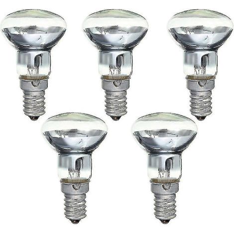 Ersatzbirne für Lavalampe E14 R39 30W, 5er-Pack mit klarem Reflektor (1/5)