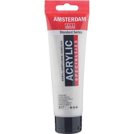 Peinture acrylique - Amsterdam - Standard - 120 Ml - Bianco Perla - Haute résistance à la lumière (1/2)