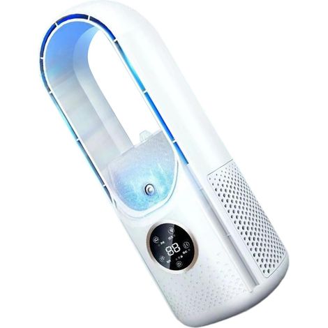 Ventilateur brumisateur de bureau sans pales, conception sûre, léger à (1/5)