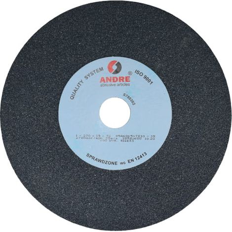 Andre Flachschleifscheibe 250 mm x 25 mm x 32 mm 95AY60K5VTE10-35 grau "TYP 1"
