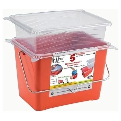 Outil du peintre loutil-parfait pull liner 7 Liter Metallgriff