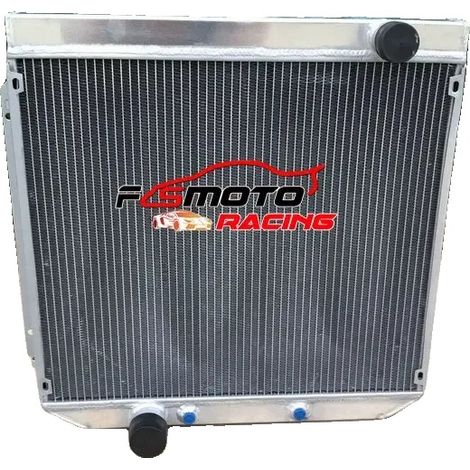 Radiador, construcción de aluminio, tamaño del núcleo 545 mm x 434 mm x 52 mm, tamaño total 665 mm x 460 mm x 70 mm, diámetro de entrada 38 mm, diámetro de salida 38 mm (1/5)